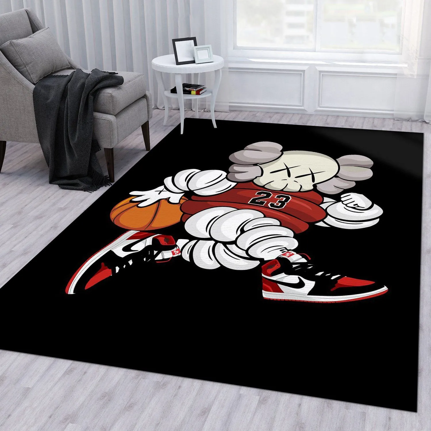 Just Skate It Sneakers Rectangle Rug Fashion Brand Home Decor Door Mat Luxury Area Carpet