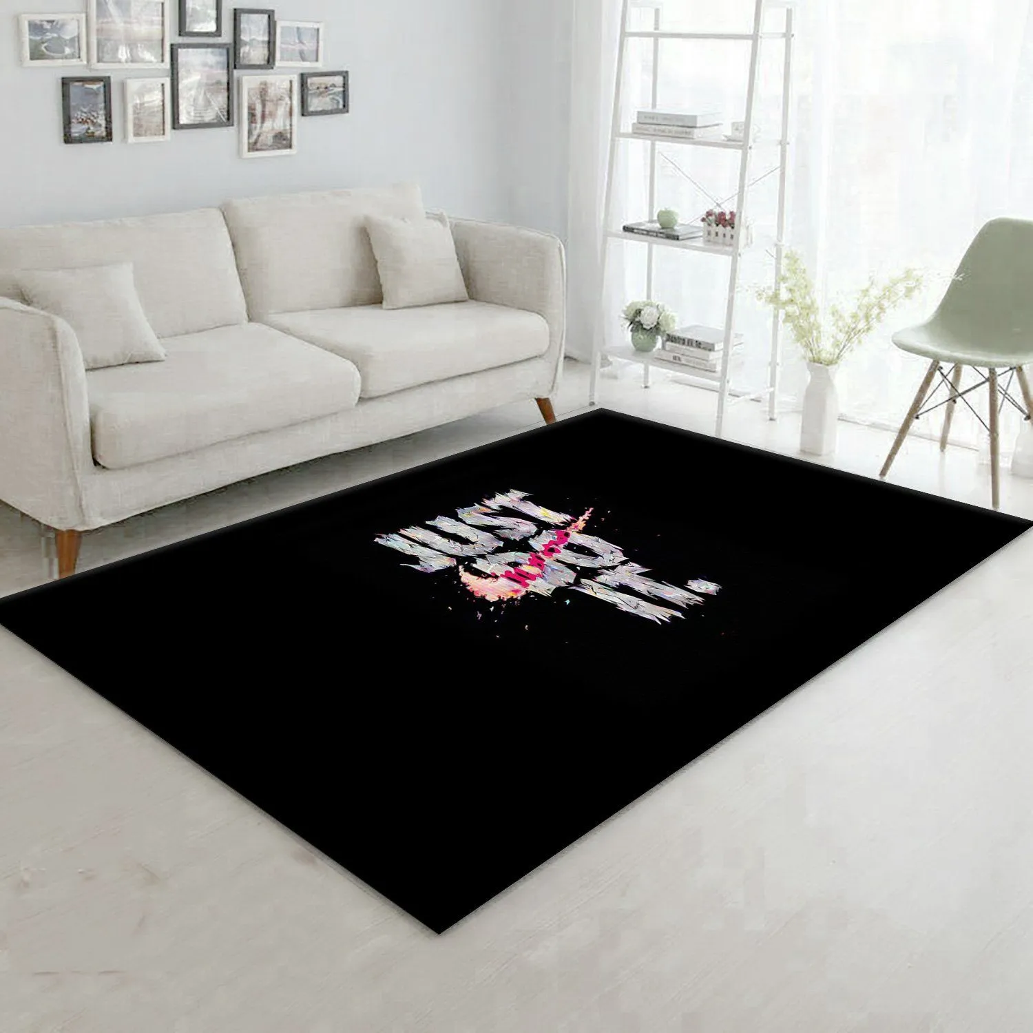Nike Rectangle Rug Fashion Brand Area Carpet Luxury Door Mat Home Decor