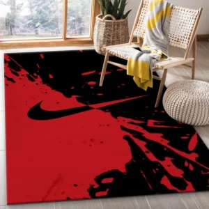 Nike Rectangle Rug Luxury Door Mat Fashion Brand Home Decor Area Carpet