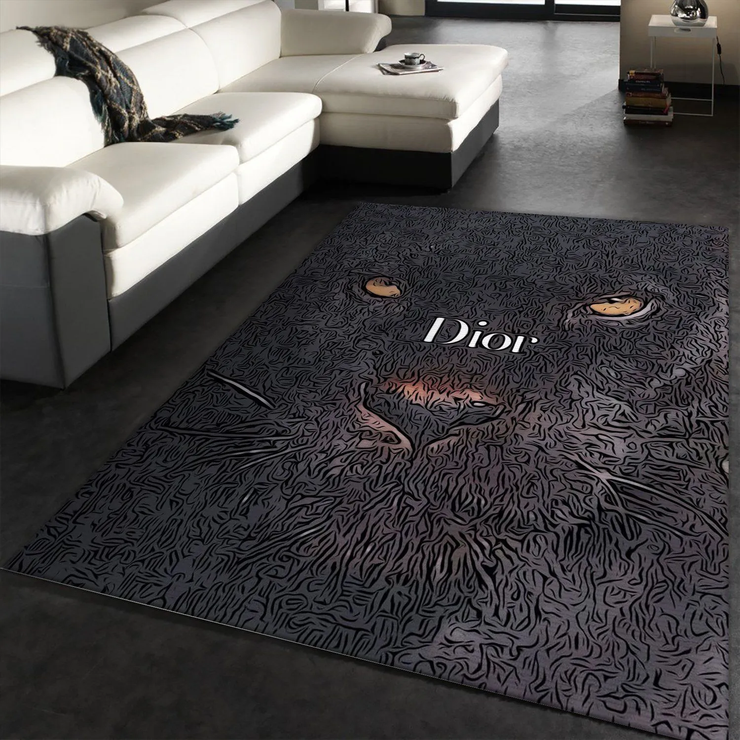 Dior Rectangle Rug Door Mat Fashion Brand Luxury Area Carpet Home Decor