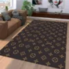 Louis Vuitton Supreme Rectangle Rug Luxury Door Mat Area Carpet Fashion Brand Home Decor
