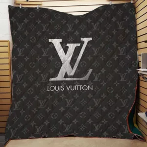 Louis Vuitton Grey Fleece Blanket Home Decor Luxury Fashion Brand