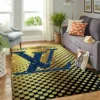Louis Vuitton Yellow Blue Rectangle Rug Home Decor Luxury Door Mat Area Carpet Fashion Brand