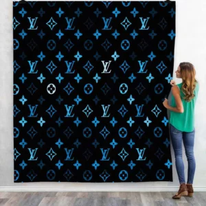 Louis Vuitton Fleece Blanket Luxury Fashion Brand Home Decor