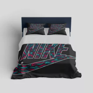 Nike Logo Brand Bedding Set Bedspread Home Decor Bedroom Luxury