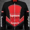 Louis Vuitton Supreme Black Bomber Jacket Fashion Brand Outfit Luxury