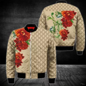 Gucci Flowers Bomber Jacket Outfit Fashion Brand Luxury