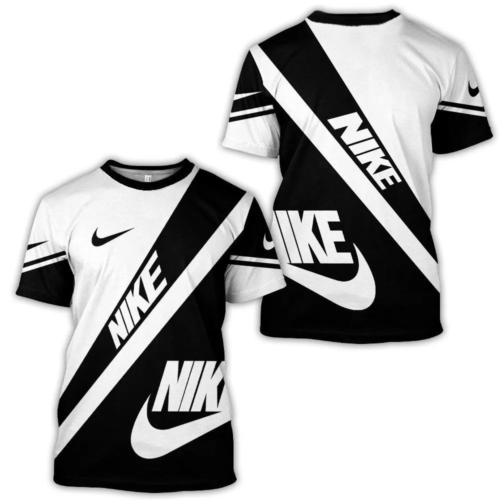 Nike Black White T Shirt Outfit Luxury Fashion