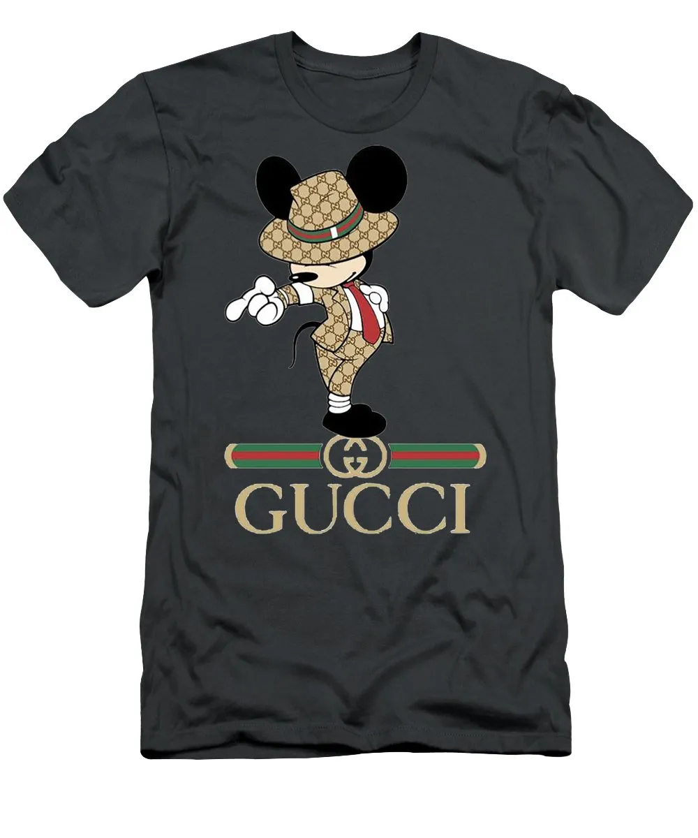 Gucci Mickey Black T Shirt Outfit Fashion Luxury