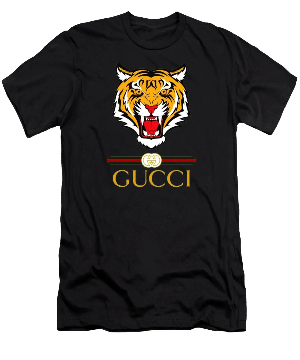 Gucci Tiger Black T Shirt Fashion Outfit Luxury
