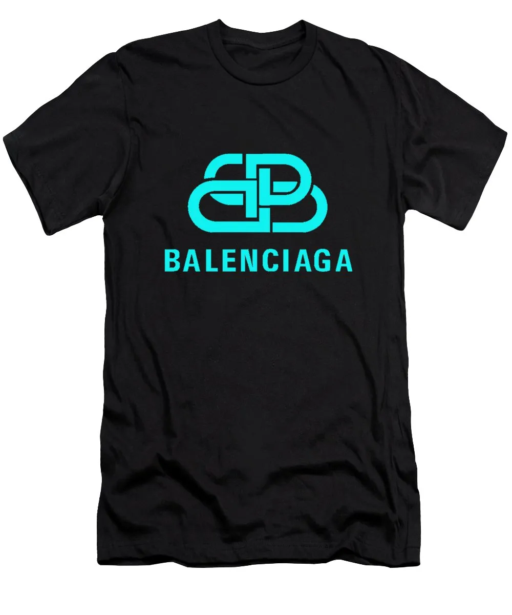 Balenciaga Cian Logo Black T Shirt Fashion Luxury Outfit