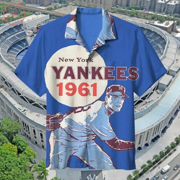1961 New York Yankees Retro Hawaiian Shirt