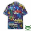 Aop Vintage Rod Car Sunset Custom Hawaiian Shirt