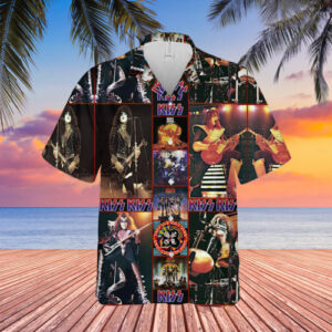 Fall In Love With Kiss Band Ver1 Full Size Hawaiian Shirt