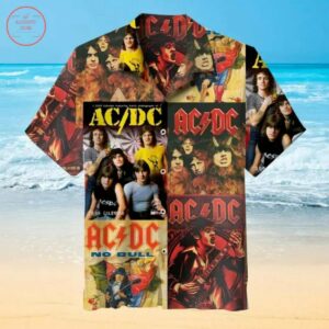 Acdc Band Hawaiian Shirt Beach Summer Outfit