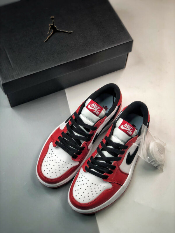 Air Jordan 1 Low Golf Chicago Varsity Red Black-White For Sale