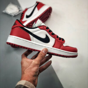 Air Jordan 1 Low Golf Chicago Varsity Red Black-White For Sale