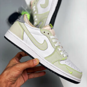 Air Jordan 1 Low OG White Ghost Green-Black DM7837-103 For Sale