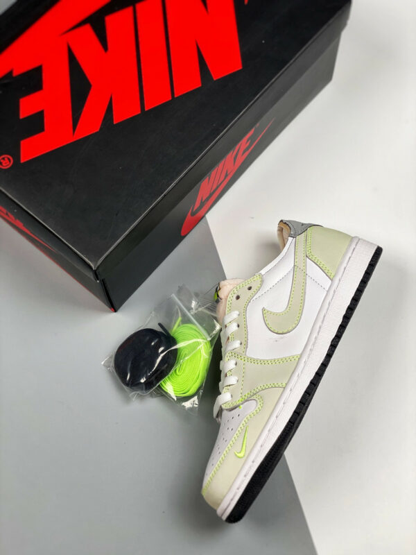 Air Jordan 1 Low OG White Ghost Green-Black DM7837-103 For Sale