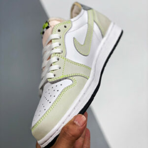 Air Jordan 1 Low OG White Ghost Green-Black DM7837-103 For Sale