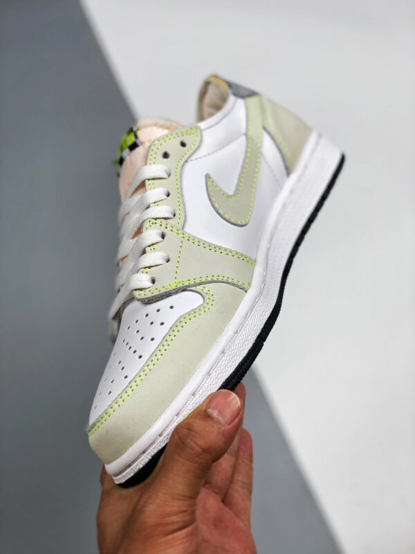 Air Jordan 1 Low OG White Ghost Green-Black DM7837-103 For Sale