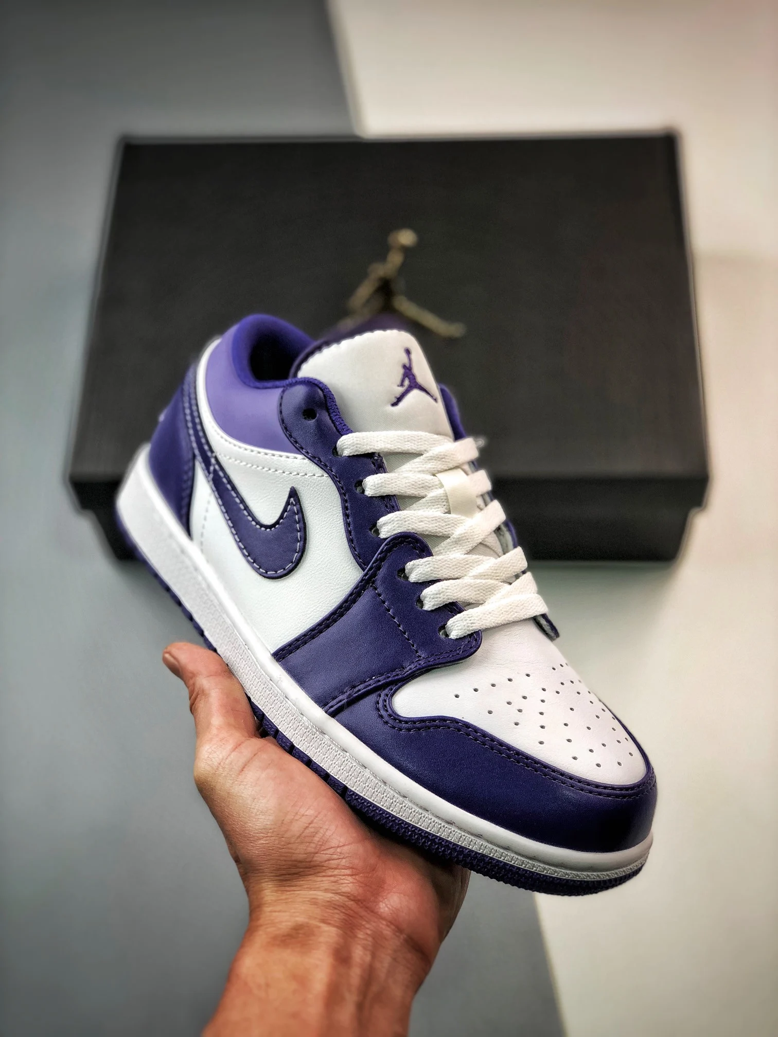 Air Jordan 1 Low Sky J Purple White 553558-515 For Sale