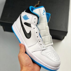 Air Jordan 1 Mid Laser Blue 554724-141 For Sale