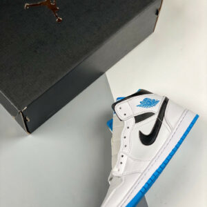 Air Jordan 1 Mid Laser Blue 554724-141 For Sale