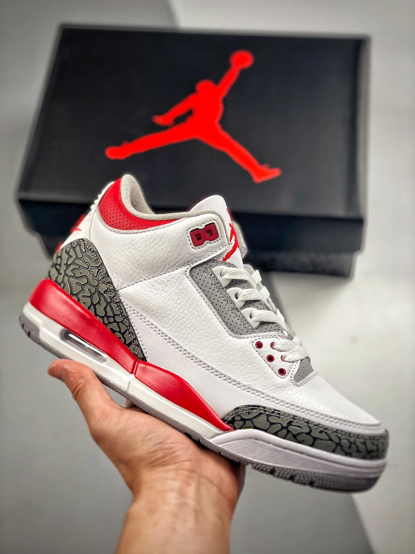 Air Jordan 3 OG White Fire Red-Black DN3707-160 For Sale