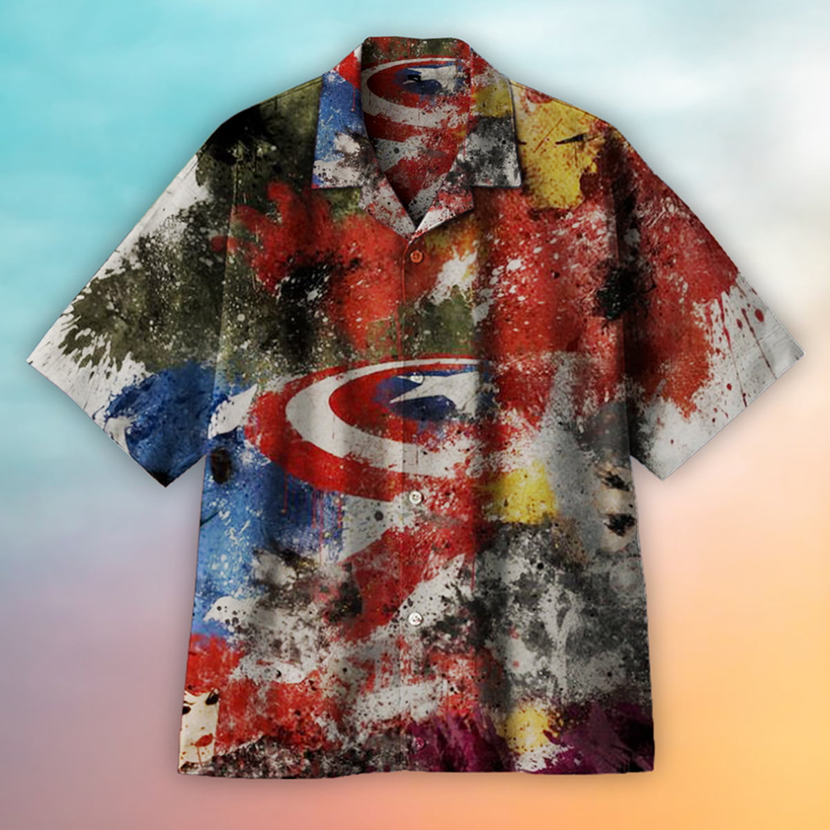 American Hero Canvas Hawaiian Shirt