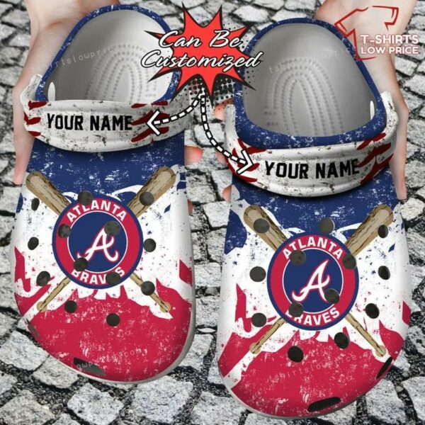 Atlanta Braves Color Crocs Shoes QB