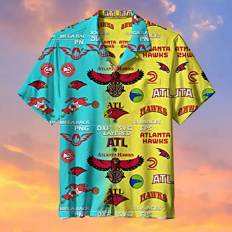 Atlanta Hawks Hawaiian Shirt Beach Outfit Summer