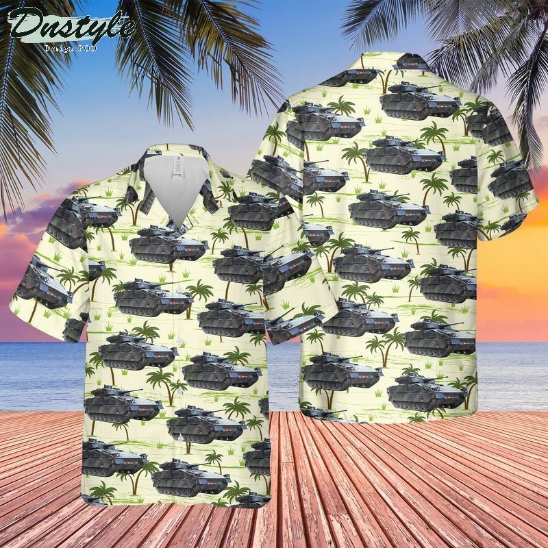 Austrian Armed Forces Schutzenpanzer Ulan Spz Hawaiian Shirt