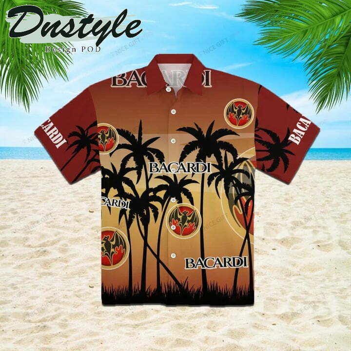 Bacardi Whiskey Hawaiian Shirt Beach Outfit Summer