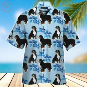 Bernese Mountain Hawaiian Shirt Summer Outfit Beach