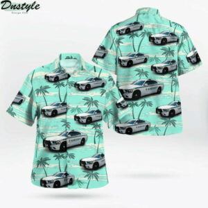 Brevard County Florida Sheriff Dodge Charger Hawaiian Shirt