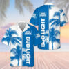 Bud Light Palm Tree Hawaiian Shirt