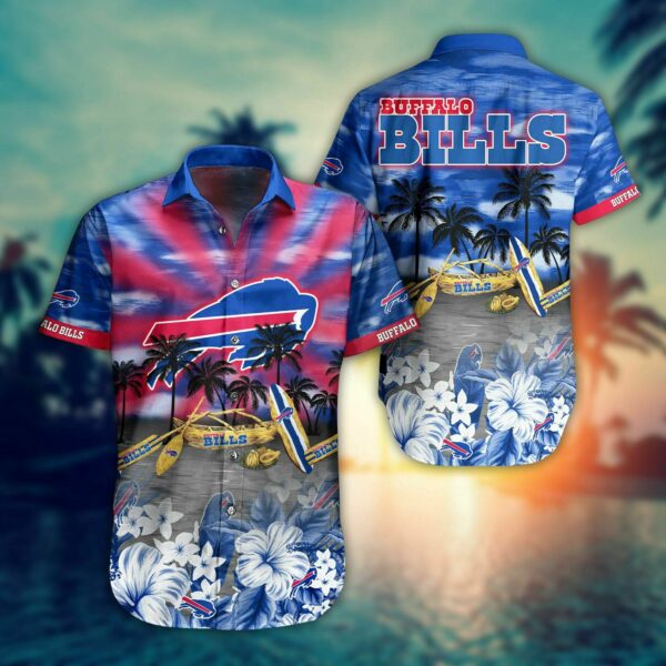 Buffalo Bills Hawaiian Shirt Beach Summer Outfit