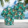 Bulldog Tropical Hawaiian Shirt Summer Outfit Beach