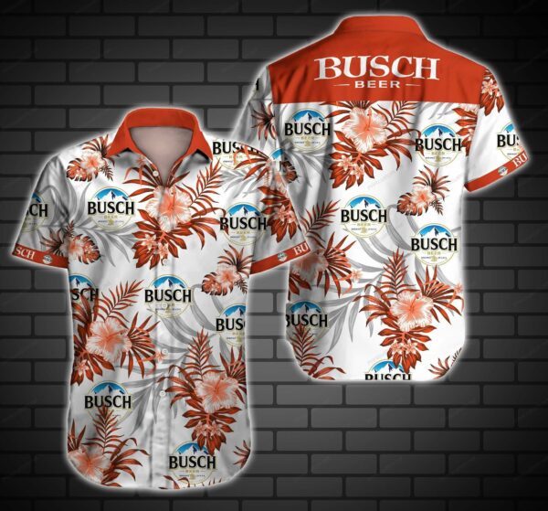 Busch Hunting Mallard V Hawaiian Shirt