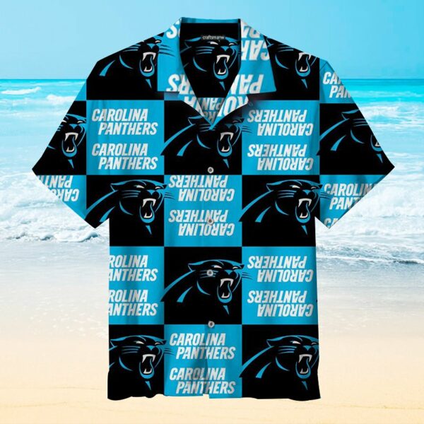 Carolina Panthers Block Hawaiian Shirt