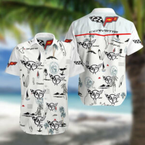 Chevrolet Corvette Hawaiian Shirt