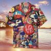 Classic Cartoon Comic Collage Art Hawaiian Shirt