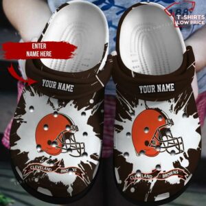 Cleveland Browns Crocs Shoes TD