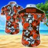 Cleveland Browns Floral Hawaiian Shirt