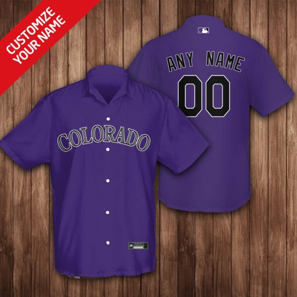 Colorado Rockies Hawaiian Shirt Outfit Beach Summer