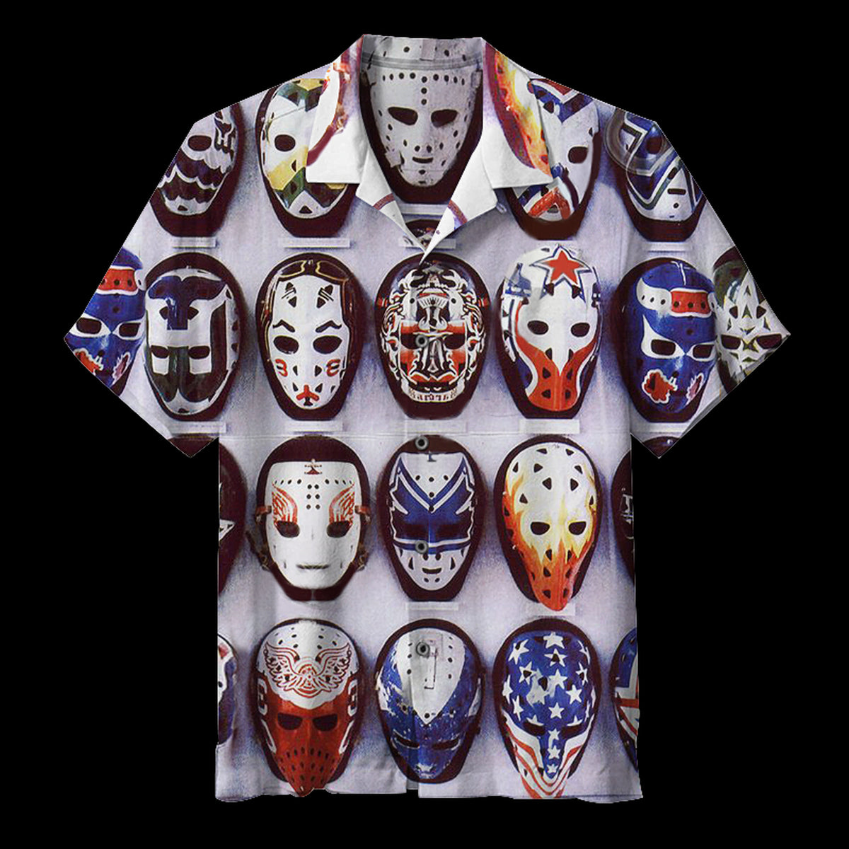 Cool Mask Men'S Trendy Hawaiian Shirt