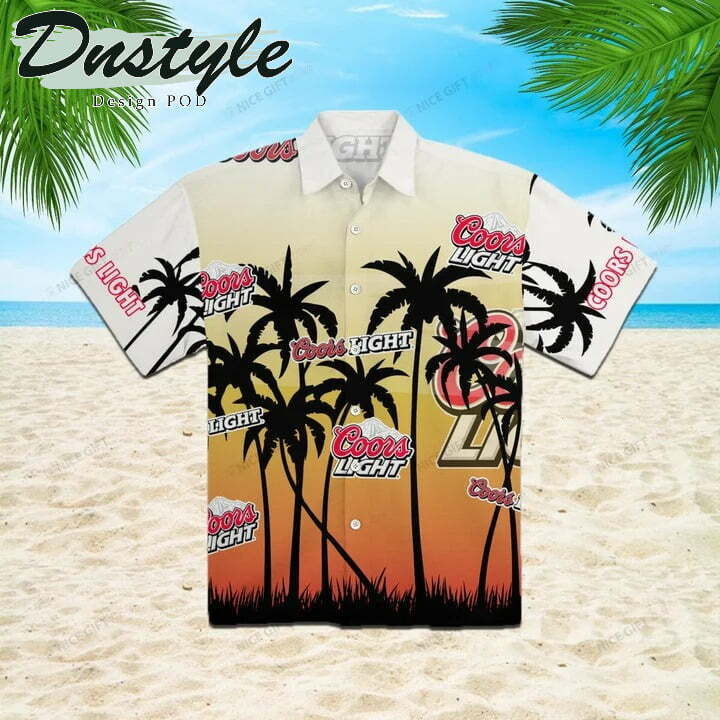 Coors Light Beer Hawaiian Shirt Summer Outfit Beach