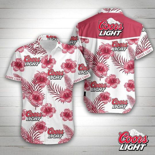 Coors Light Beer Hawaiian Shirt Outfit Beach Summer
