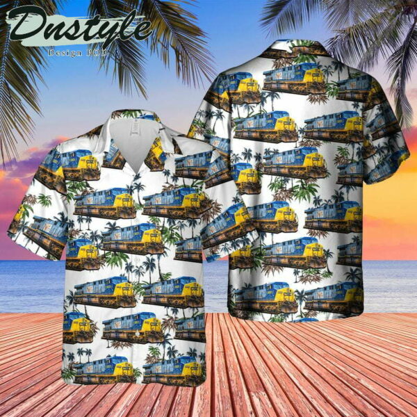 Csx Transportation Ge Ac6000Cw Locomotive Hawaiian Shirt